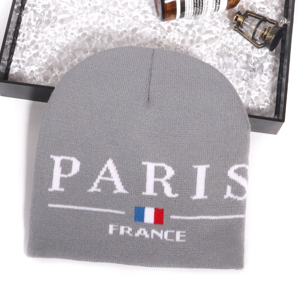 Pattern Fashion Letter Neutral Casual Warm Knitted Hat For Winter And Fall