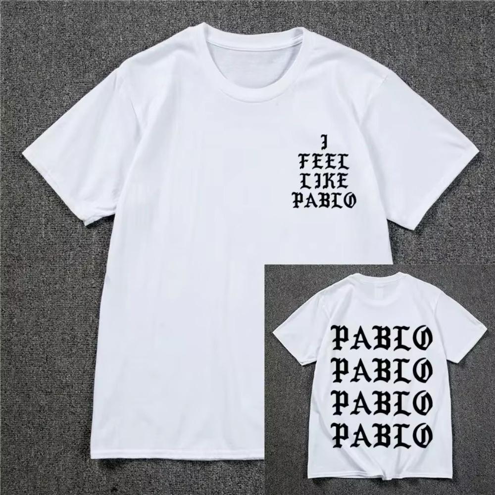 2026 Nové Kanye West Pablo Tričko Unisex I Feel Like Paul Potisk Trička Sezónní Sportovní Tričko Hip Hop Sociální Klub Rapper Tričko Vrchol