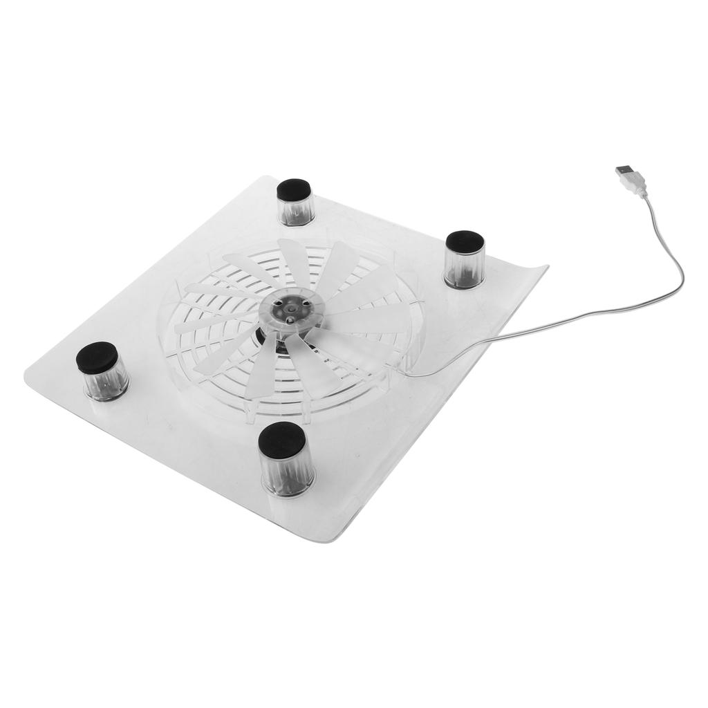 Laptop Cooler USB Cooling Big Fan LED Light Cooler Base Pad Stand for 15" PC Notebook