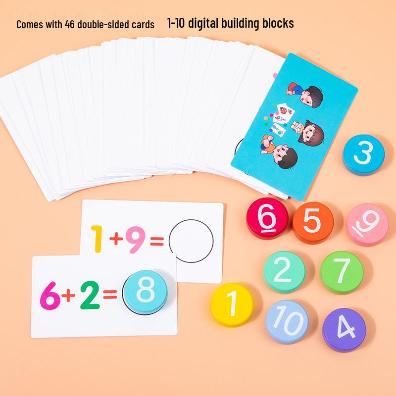 

Детская деревянная математическая познавательная доска: Обучение сложению и вычитанию, инструмент для раннего развития и логического мышления