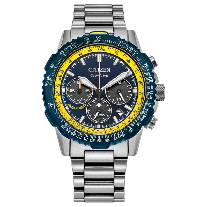 

CITIZEN Eco-Drive Series 200 Meters Waterproof Solar Quartz Steel Strap 40mm Unisex Blue Dial CA4667-53L синій