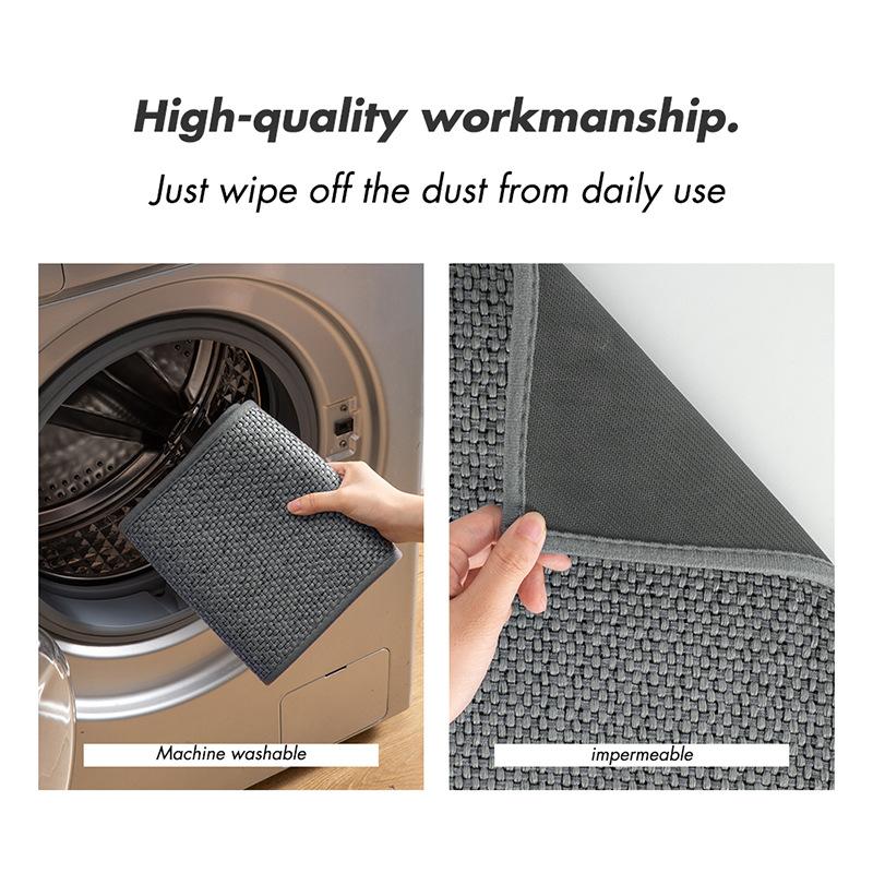Carpet Mute Stair Mat Stair Blanket Solid Wood Stair Stepping Mat Glue-Free Step Sticker Non-Slip Foot Mat