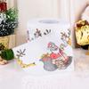 New Year Gifts Santa Claus Reindeer Christmas Toilet Paper Christmas Decorations for Home Tissue Roll