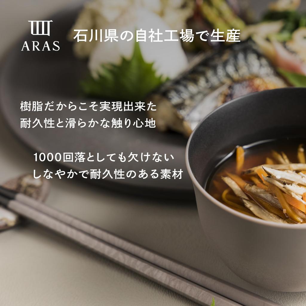 ARAS Pentagonal Chopsticks, 23cm, Easy to Open, Long-Lasting, Dishwasher Safe, Made in Ishikawa Prefecture, Japan. Made with Tritan Plastic, these