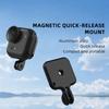 Magnetic Action Camera Holder Double Claws Grip For Helmet Tripods Mounts Rapid Toolless Installation Aluminum Material