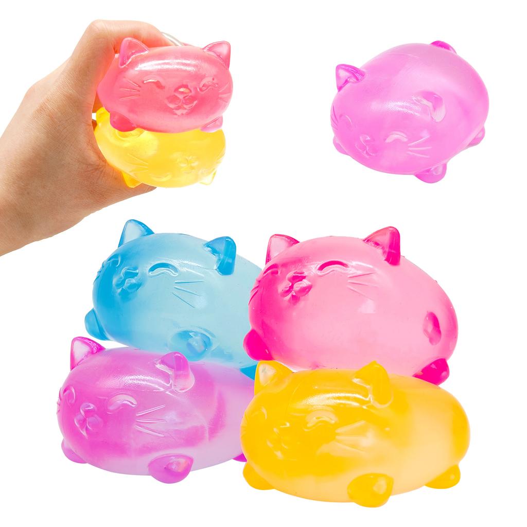 Süße Katze Squishy Slow Rise Knetspielzeug Sensorisches Anti-Stress-Spielzeug für Erwachsene Angstlinderung Geschenk
