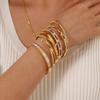 French Minimalist Titanium Steel Bracelet - High-End, Versatile, Light Luxury Design
