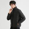 Mens Short Down Jacket Lightweight Warm Winter Coat Stand Collar Casual Outdoor 90% White Duck