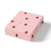 Strawberry Pink Duvet Cover Cute Fruit Print Bedding Three-piece Set Girl Room Decoration