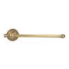 Antique Brass Bathroom Towel Holder Rack Single Pole Bar Clothes Hanger Shelf Wall Mount