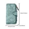 Minimalist Line Cat Silhouette Print Long Wallet Multifunctional Portable Snap Closure Coin Purse Unisex Perfect Birthday Gift Daily Use Travel Carry