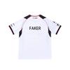 LCK Zone T1 Team Saison 2026 E-Sport Team Uniform Bedrucktes T-Shirt Kurzarm Sport T-Shirt Retro Fans Schnelltrocknend Freizeit T-Shirt