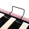 Upholstered Bed 180x200 cm, Hydraulic Storage Bed, Skin-Friendly Linen High Box Bed, Multifunctional Double Bed, Pink