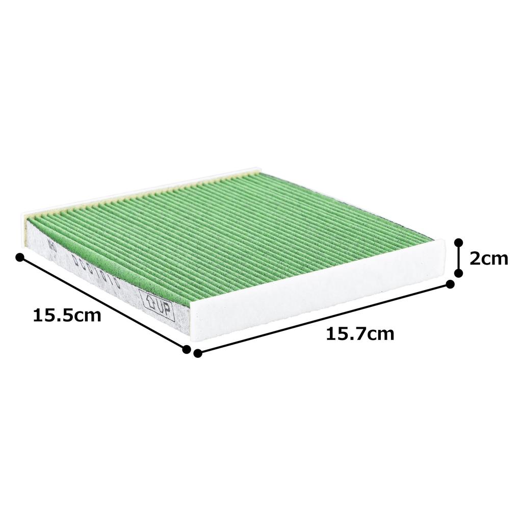 DENSO Car Air Conditioner Clean Air Filter DCC1010 High Dust Compatibility Confirmation Filter, (014535-1620), Removal, PM2.5 Protection,
