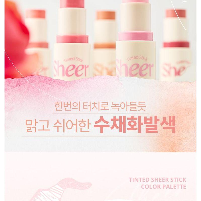 MAKEheal - Tinted Sheer Stick - 5 Colors