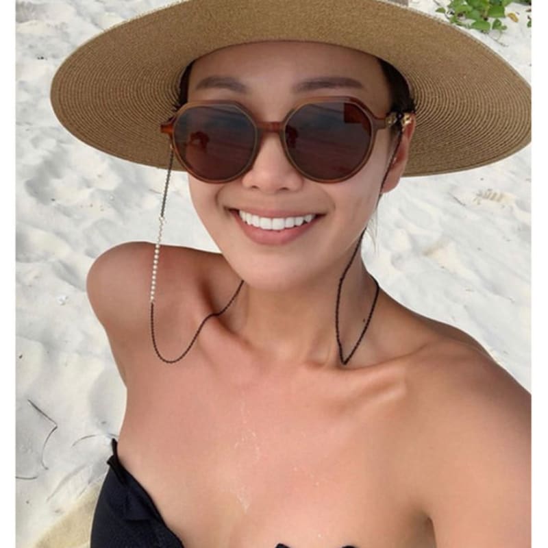 SPRING STRINGS Petit Pearl Chain _ White