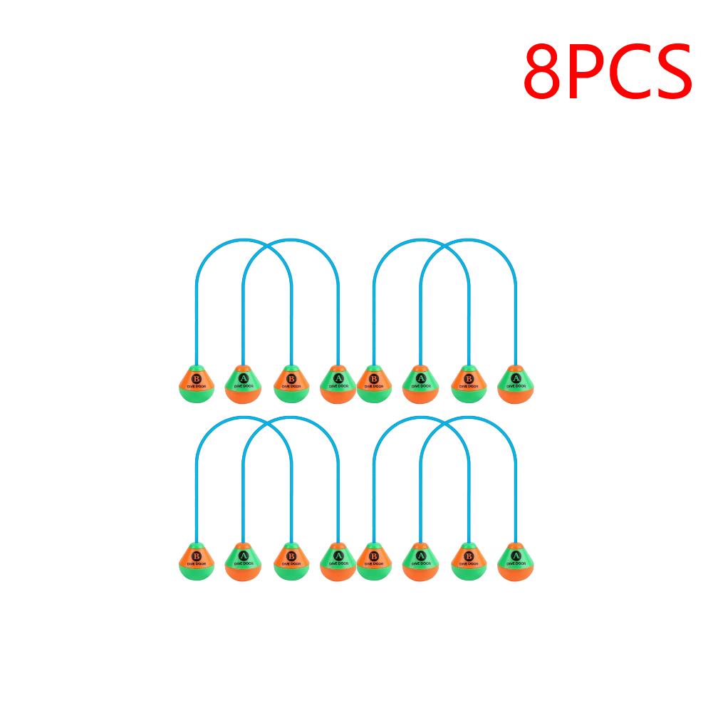 4-10PCS Swimming Game Aids Dive Door Funny Diving Doors Rope Reusable Dive Swim Through Door Adults Kids for Outdoor Pool Games