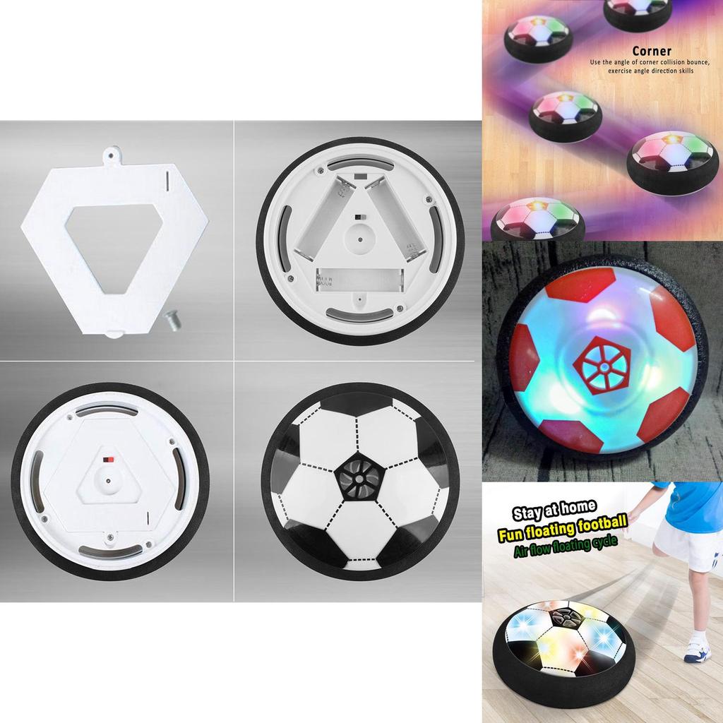 Vibrant Led Light Air Power Soccer Disk For Indoor Fun Hover Football Toys For Baby