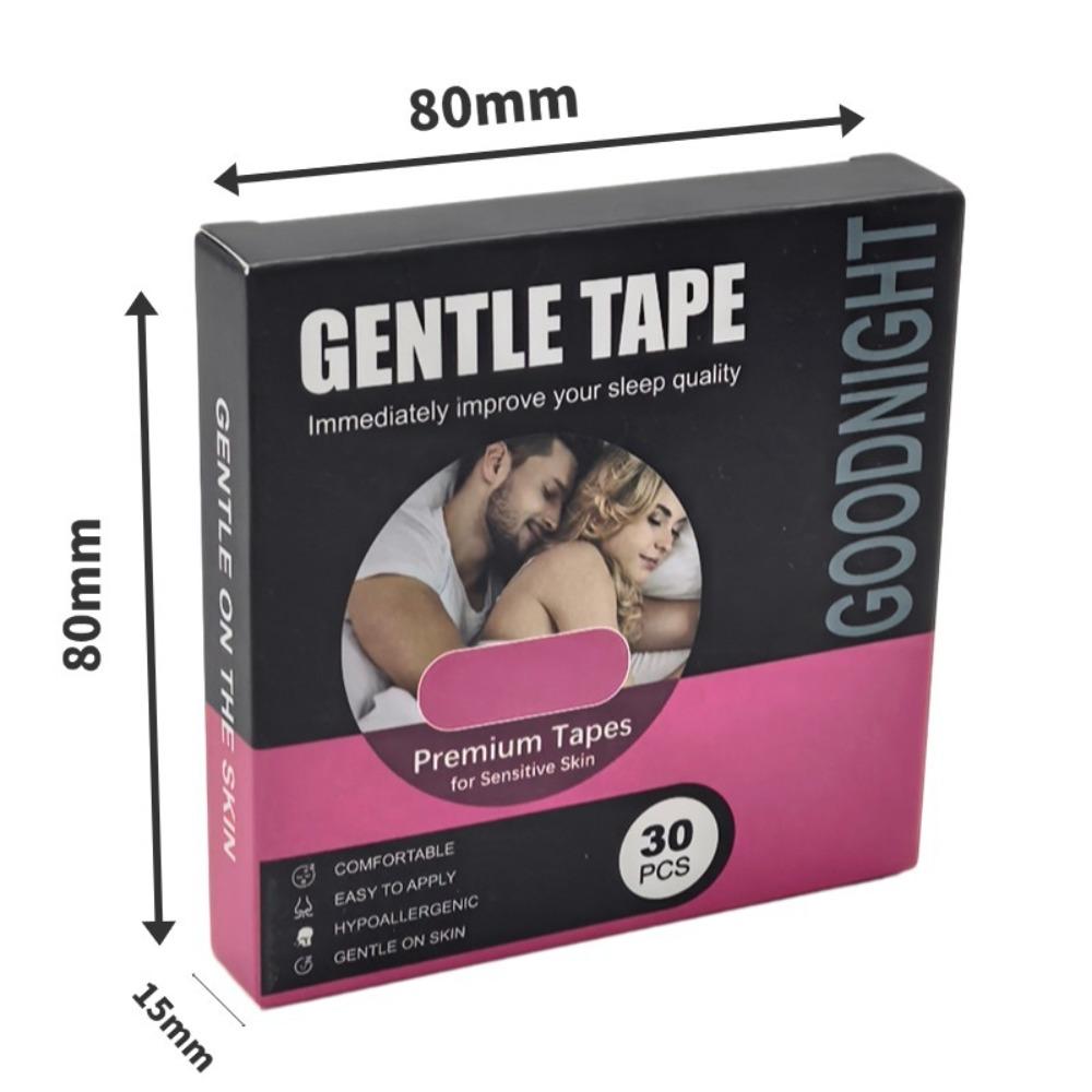 30PCS Multicolor Mouth Tape for Sleeping Hypoallergenic Gentle Tape  Stop Mouth Breathing