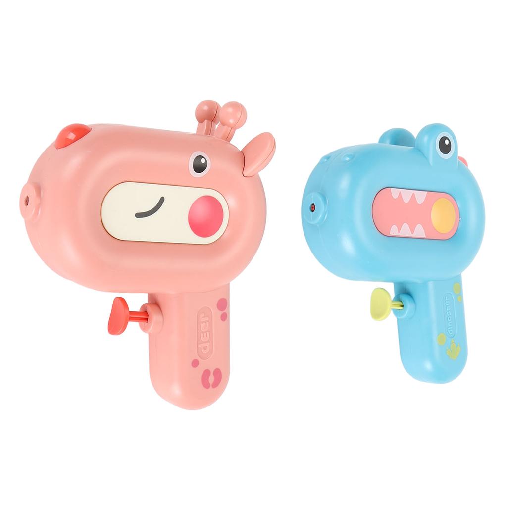 2 STK Vannpistoler Leketøy Dinosaur og giraffform Ergonomisk grep Søt for svømmebasseng strandsand