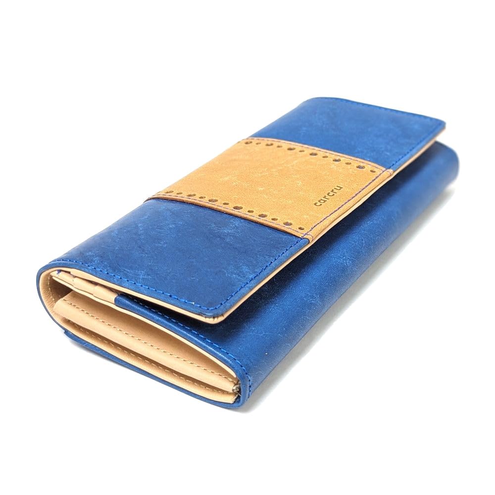 Karukuru Vegetable Series Flap Long Wallet MOS-VG002 BlueCamel