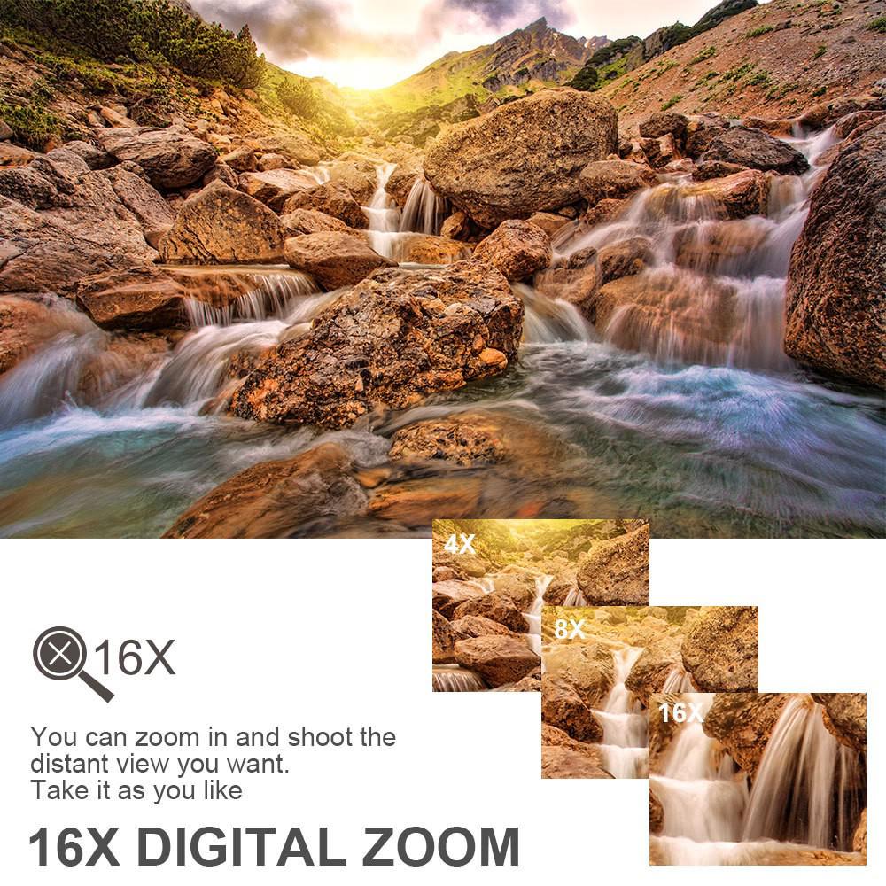 4K HD Handheld Camcorder with Image Stabilization for Outdoor Sports and DV Shooting