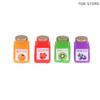 8/10Pcs 1:12 Micro Jam Bottle Simulation Model Dollhouse Miniature Kitchen Decoration Dolls House Accessories Toy