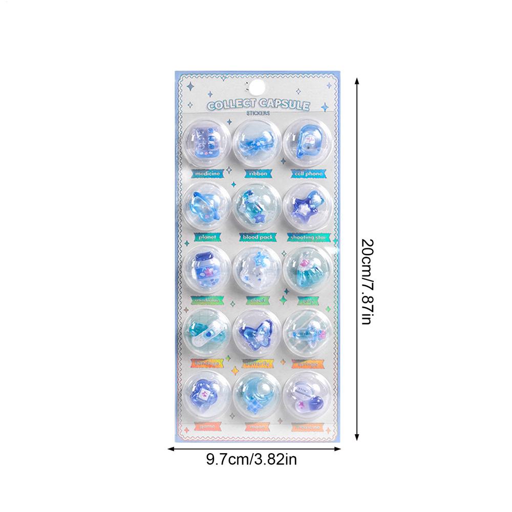 3D Bubble Stickers Embossed Stickers Decorations Journal Decals for Phone Case Notebook Planner Scrapbooking Laptop Craft Kids