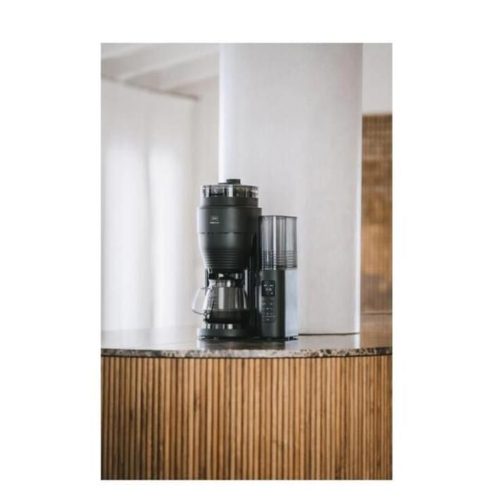 Cafetière filtre - Melitta - AromaFresh Glass Pro - 10 tasses - Noir - Filtre amovible