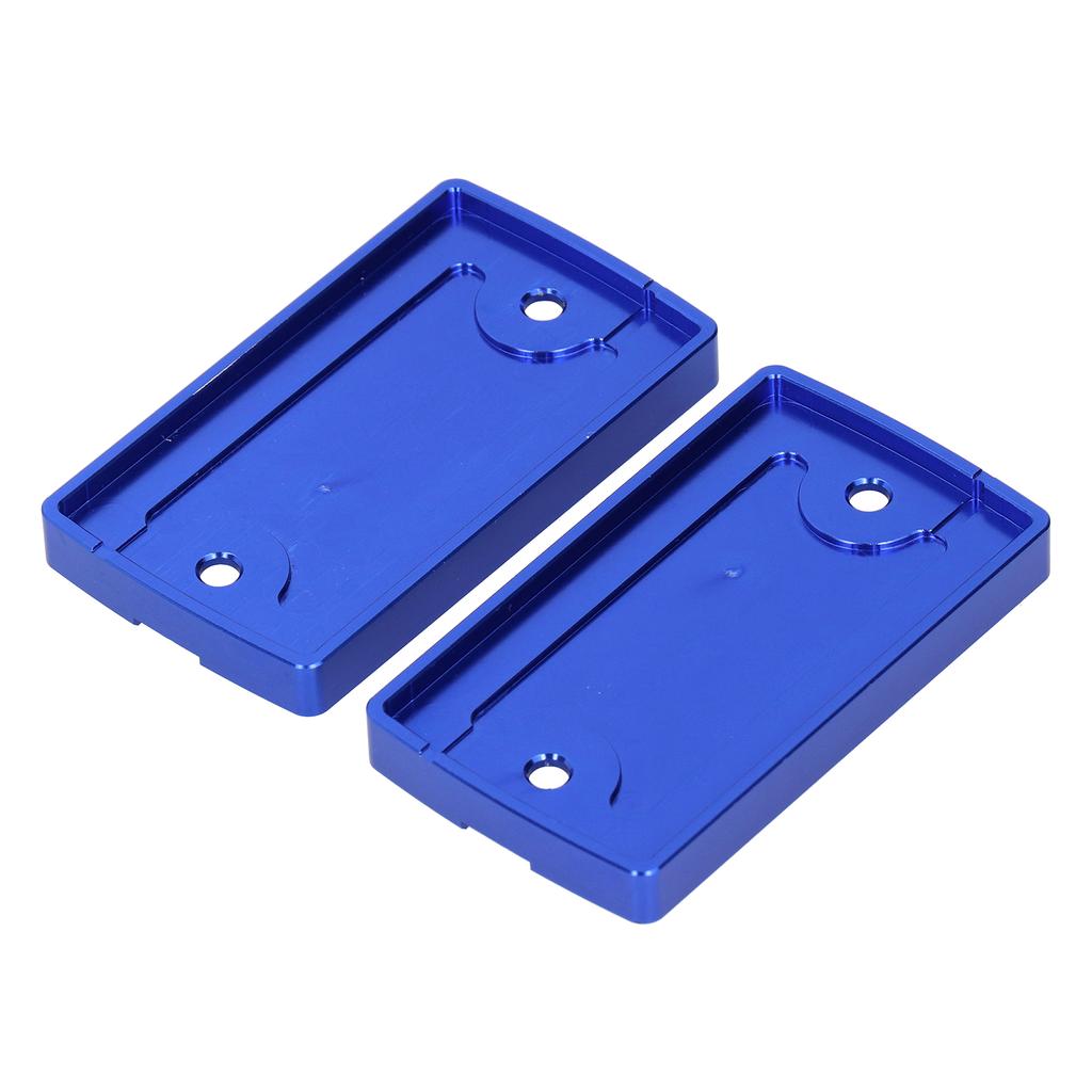 Pair of Front Brake Fluid Reservoir Cap Cover Left Right Fit for Suzuki Hayabusa GSX1300R GSX1400 DL1000Blue