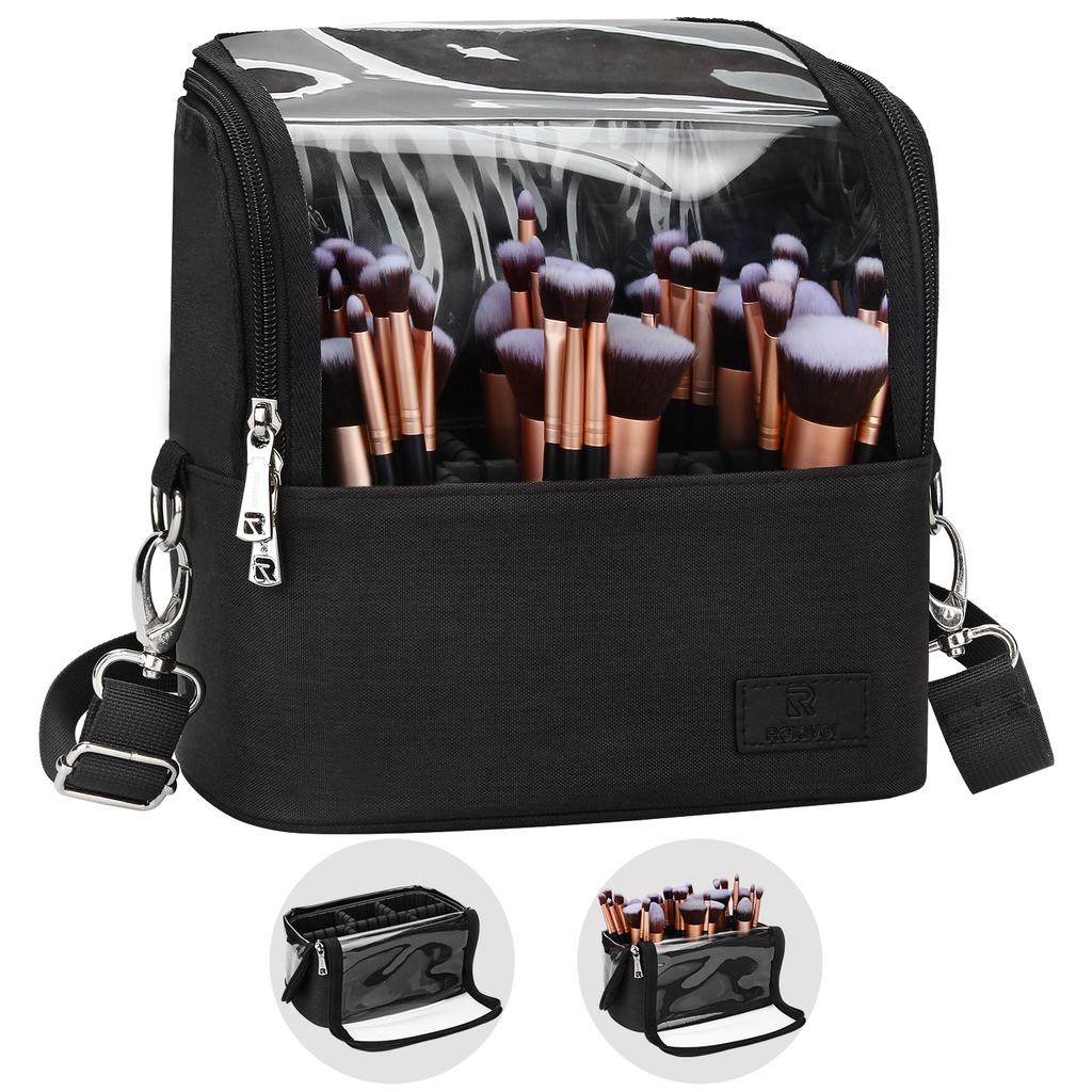 Relavel Makeup Organizer Storage Box Customized Pouch Cosmetic Bag Small Waterproof Beauty Makeup Brush Travel Case