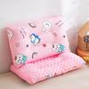 1pcs AB Double-sided Children's Sleep Pillow 3D Three-dimensional Bean Velvet Kindergarten Pillow Core Breathable and Dry Cartoon Printed Pillows
