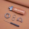 2026 Hot Car Sticker Car Key Chain Luxury Genuine Leather Keychain For Kia Sportage Cerato Optima K2 K3 K4 K5 Rio Picanto Soul C