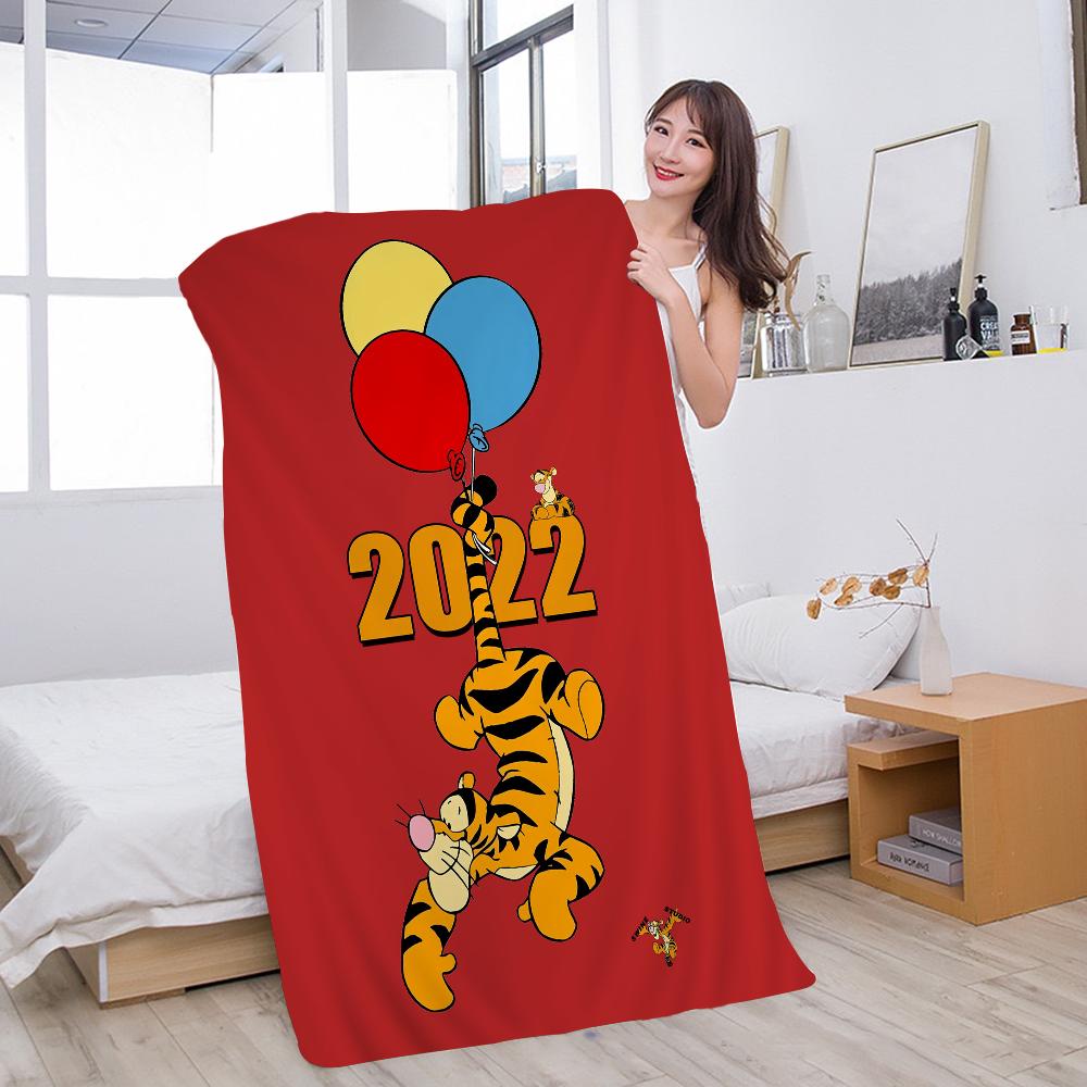 Tigger Anime Movie Beach Towels Shower Towel Sauna Travel Spa Microfiber Quick Dry Gym Accessories Cute Room Decor