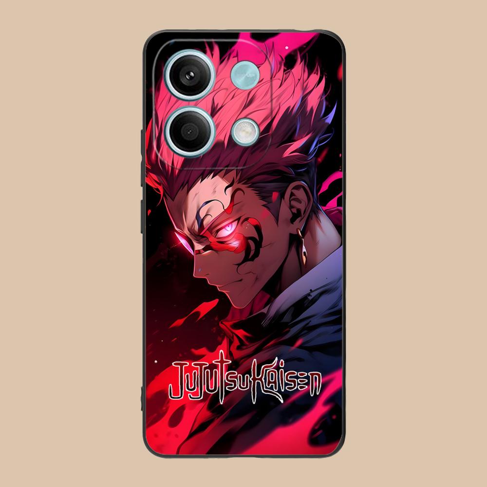 Jujutsu Kaisen Sukuna Mobile Phone Case for Xiaomi 15 14 13 12 Mi 11 T Ultra Lite Pro S X 5G Colorful Printing Cover Cellphones