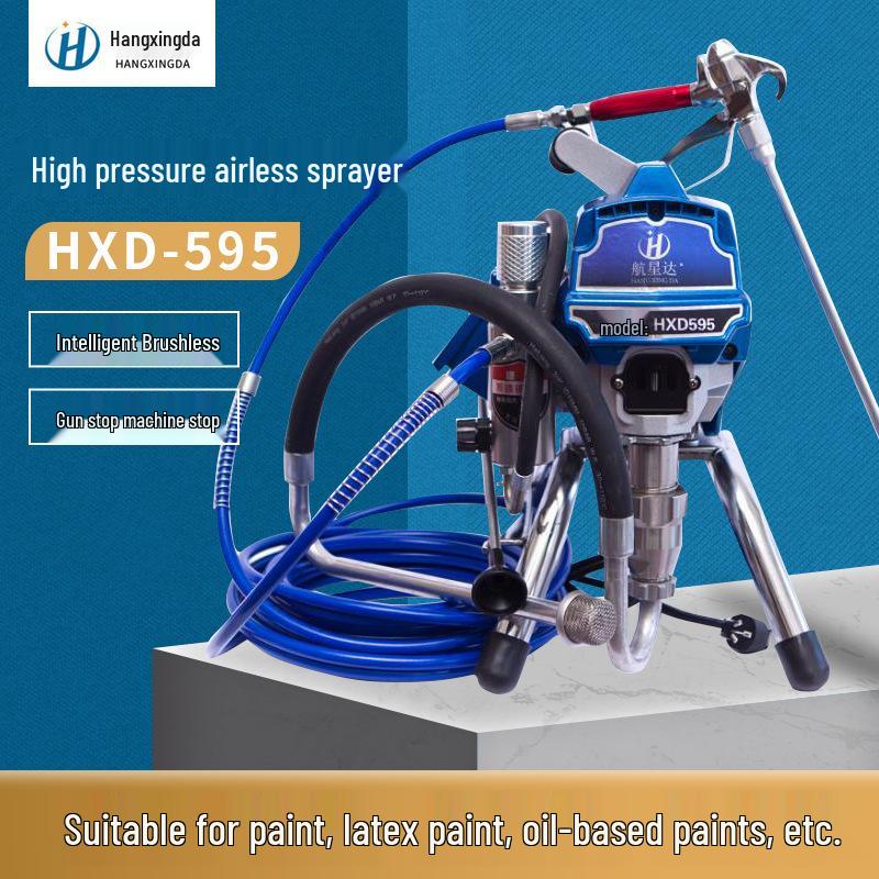 595 Electric High-Pressure Airless Paint Sprayer for Latex Coating
