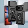 Armor Funda For iPhone 17 Pro Max Case Car Magnetic Holder Ring Case For iPhone17 Pro Air 17Pro Max Camera Lens Protection Cover