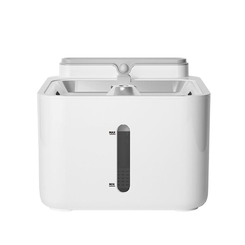 Ceramic Cat Water Fountain with Stainless Steel Circulation