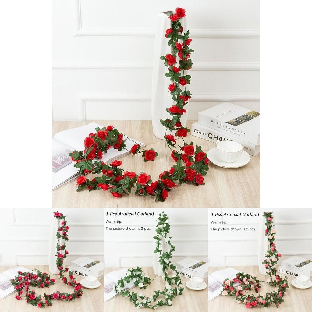 Stunning 2.5m Artificial Flowers Spring Small Peony Ivy Leaf Vine For Elegant Home Decor