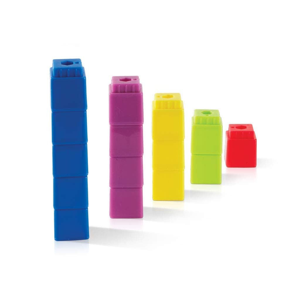 Learning Resources Unilink Math Authentic Cubes, 100-Piece Set, H2M46482,