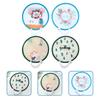 Folding Fan Small Cartoon Fans Bulk Round Hand Summer Foldable Japanese with Handle Handheld