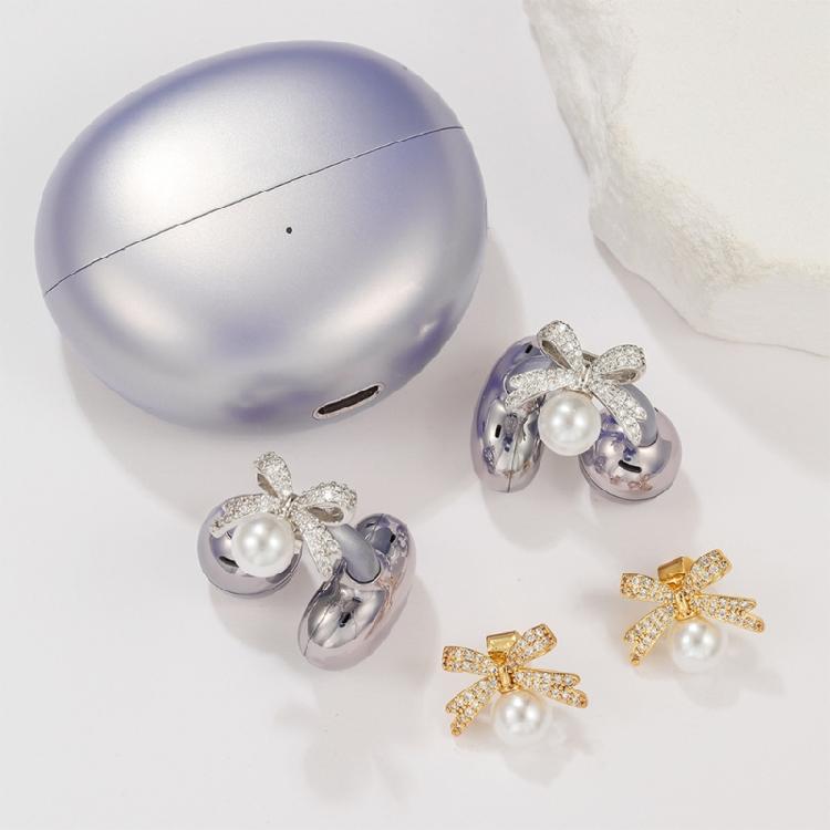Bowknot Decoration For Freeclip Earbuds Open Ear Decorative Earphone Accessories Removeable Decoration Clip