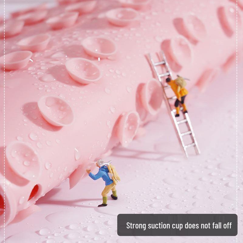Multifunctional Exfoliating Back Scrubber & Foot Massager Mat with Suction Cups