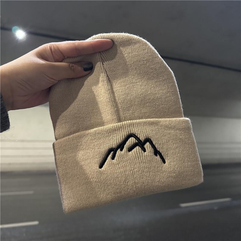 Wool Hat Women's Autumn and Winter New Solid Color Cold Hat Warm and Cold Hat Men's Trendy Knitted Hat