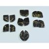 75Cts. Natural Black Copper Tourquise Fancy Cabochon Matched Pair 7Pair Lot A-133