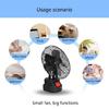 Small 8 Inch Metal Electric Fan Fishing Gear Fan Suitable for Ideal for Home Offices & Outdoor Adventures