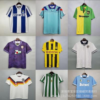 Maillot de football rétro Dot Allemagne Betis Marseille Argentine Celtic maillot vente en gros
