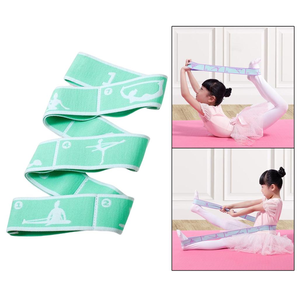 Bandă Elastică Antrenament Ligamente Yoga Centură Auxiliară pentru Întindere Curea de Întindere