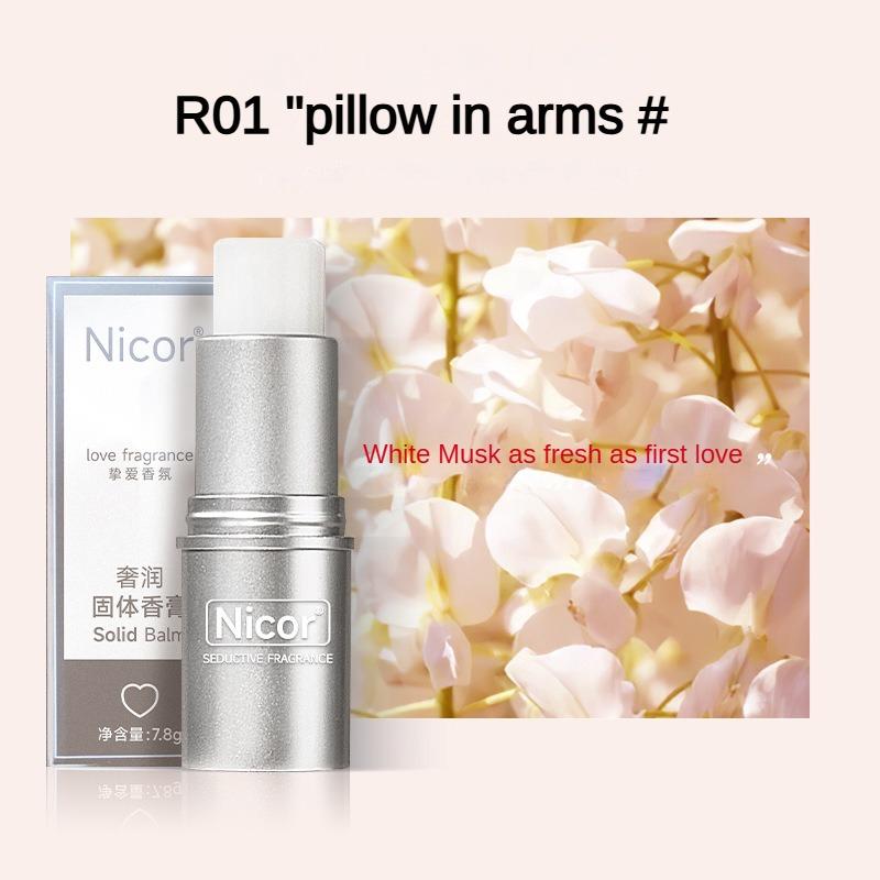 Nicor Solid Balm Lasting Fragrance Light Fragrance Portable Solid Perfume for Male and Female Students