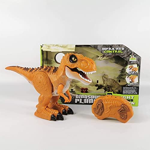 ROBOT PLAZA RC Dinosaur Toy, Roaring, Walking (Forward Only), Tyrannosaurus Rex, Perfect for Kids, Birthday Gift
